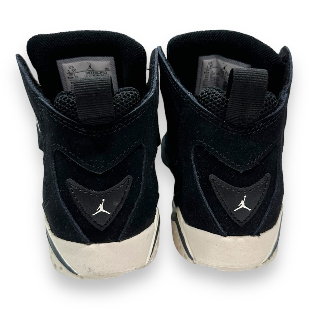 Jordan Little Kid's True Flight Black/Phantom-Anthracite size 1.5Y 20.5 cm - Picture 7 of 10